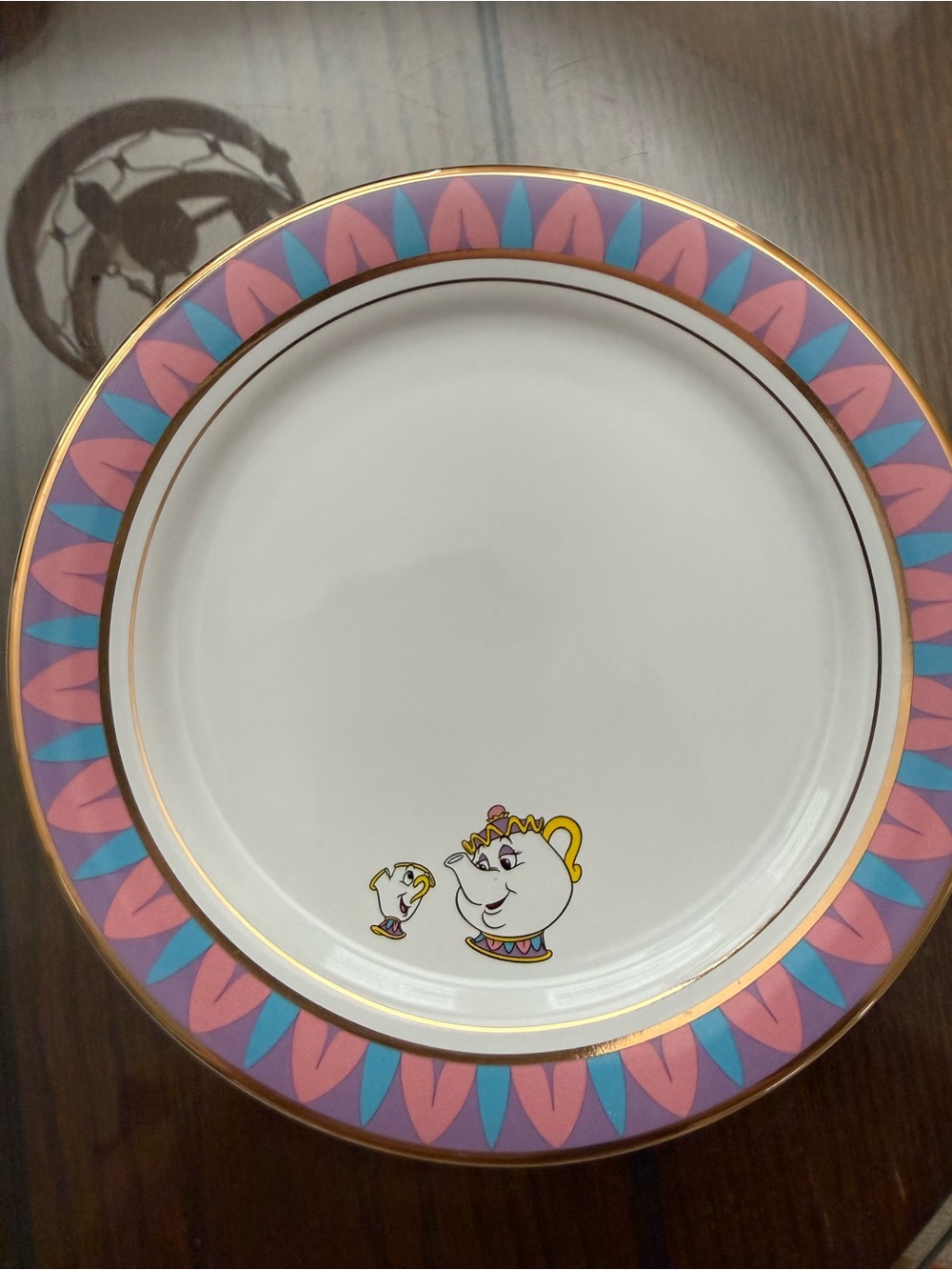 Disney Tokyo beauty and the beast desert plate